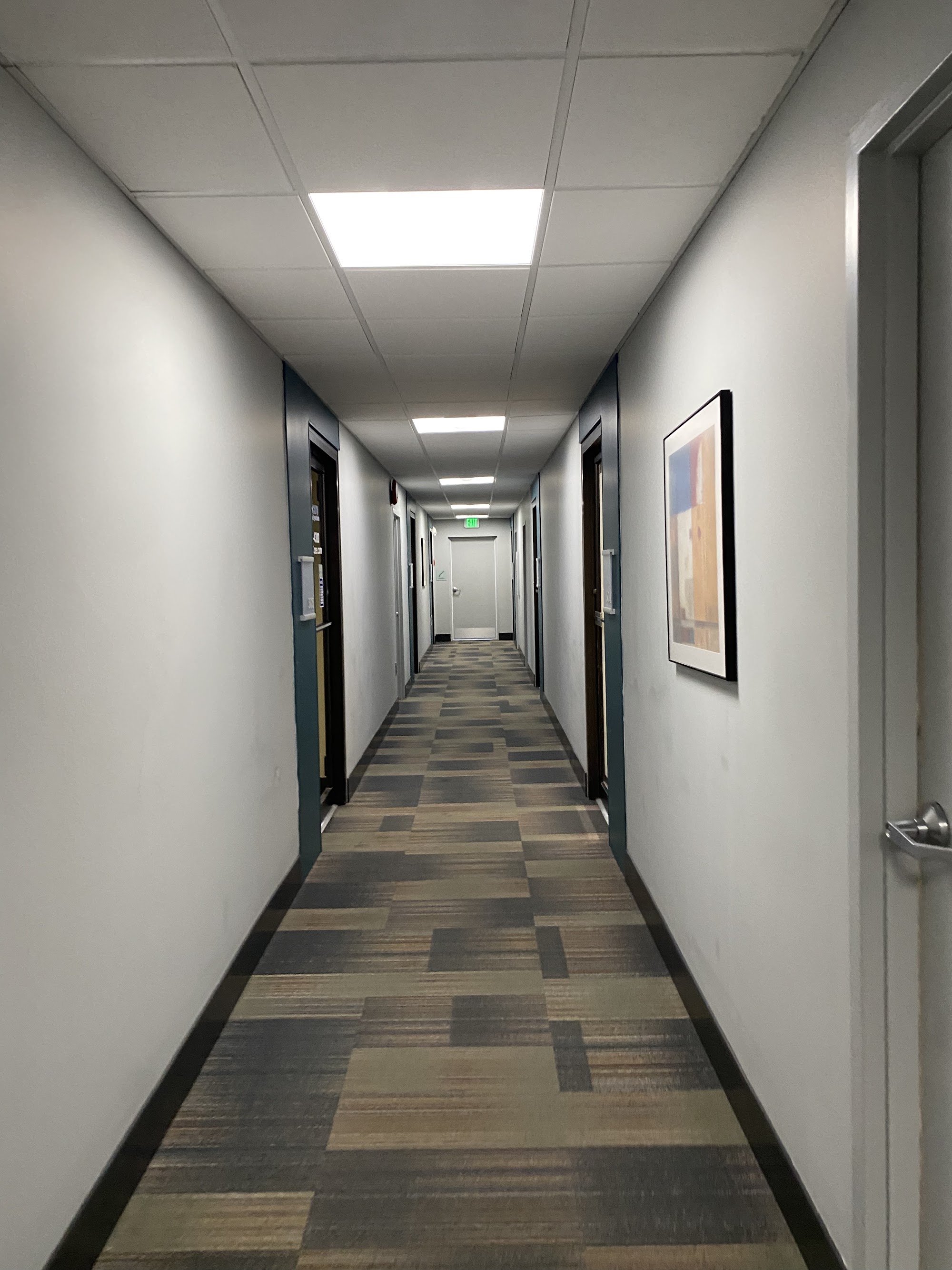 Hallway inside the Osler Dental Professionals office